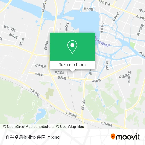 宜兴卓易创业软件园 map