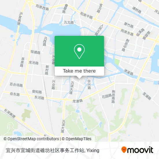 宜兴市宜城街道碓坊社区事务工作站 map