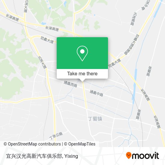 宜兴汉光高新汽车俱乐部 map