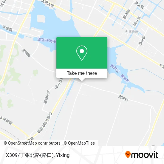 X309/丁张北路(路口) map