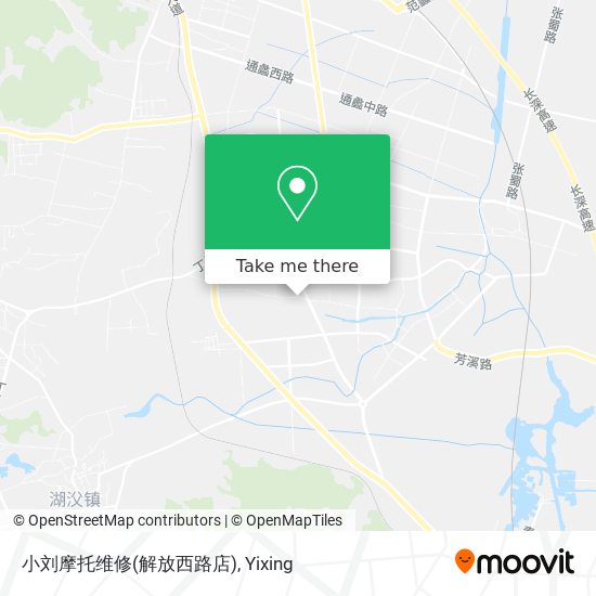 小刘摩托维修(解放西路店) map