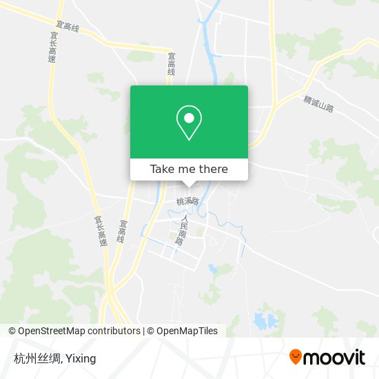 杭州丝绸 map