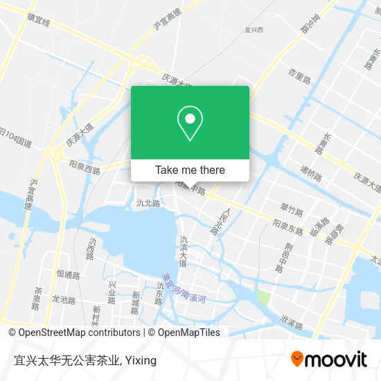 宜兴太华无公害茶业 map