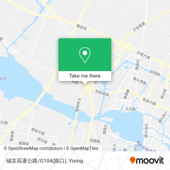 锡宜高速公路/G104(路口) map