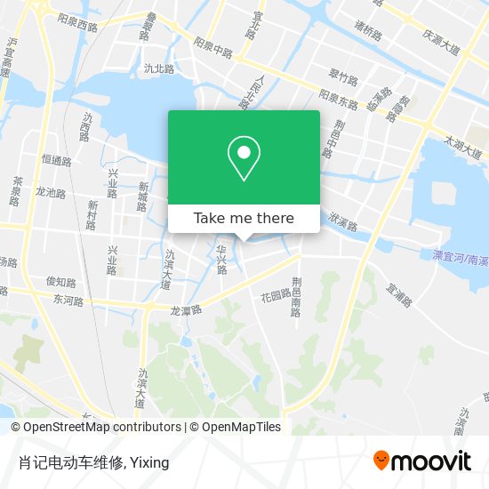 肖记电动车维修 map