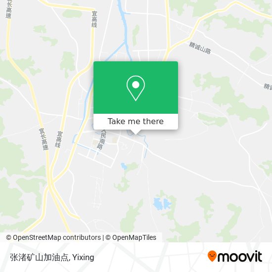 张渚矿山加油点 map
