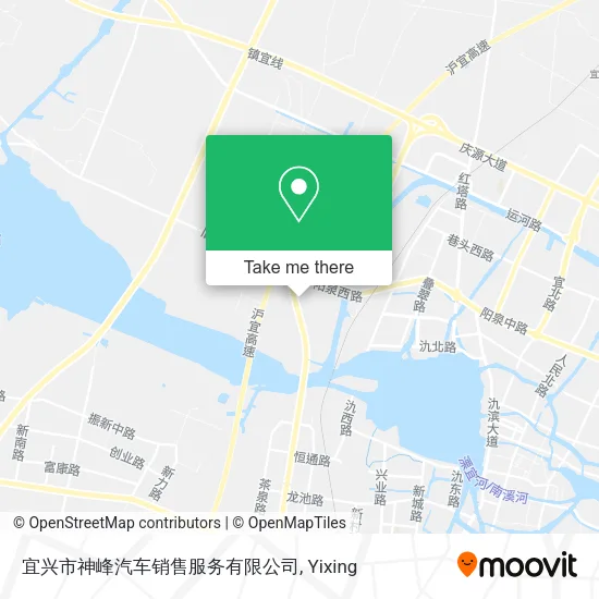 宜兴市神峰汽车销售服务有限公司 map