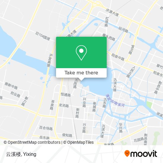 云溪楼 map