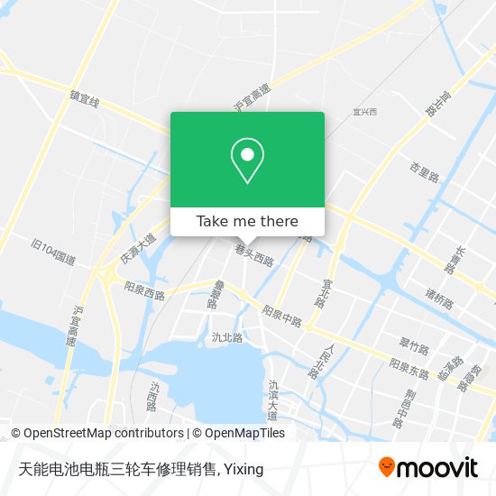 天能电池电瓶三轮车修理销售 map