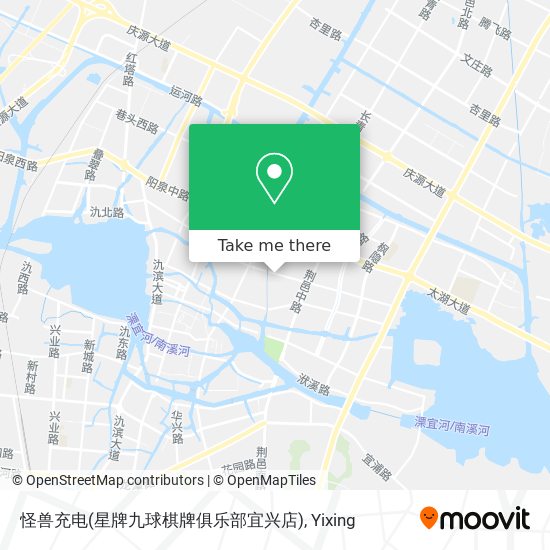怪兽充电(星牌九球棋牌俱乐部宜兴店) map