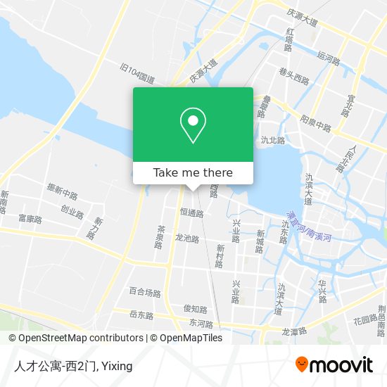 人才公寓-西2门 map