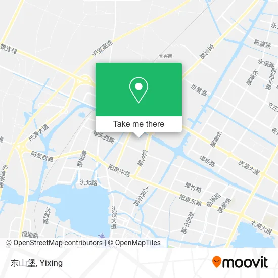 东山堡 map