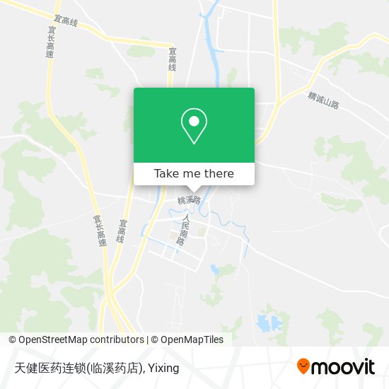 天健医药连锁(临溪药店) map