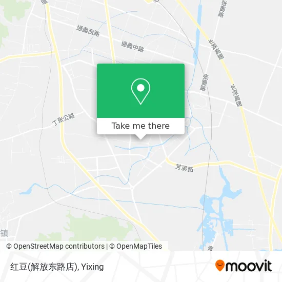 红豆(解放东路店) map
