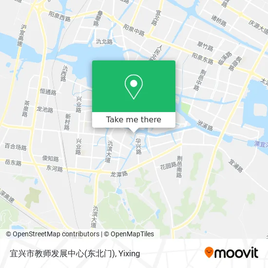 宜兴市教师发展中心(东北门) map