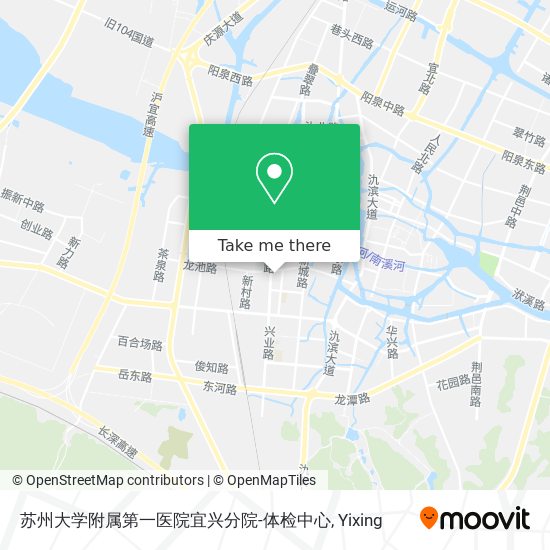 苏州大学附属第一医院宜兴分院-体检中心 map