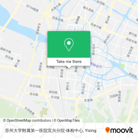 苏州大学附属第一医院宜兴分院-体检中心 map