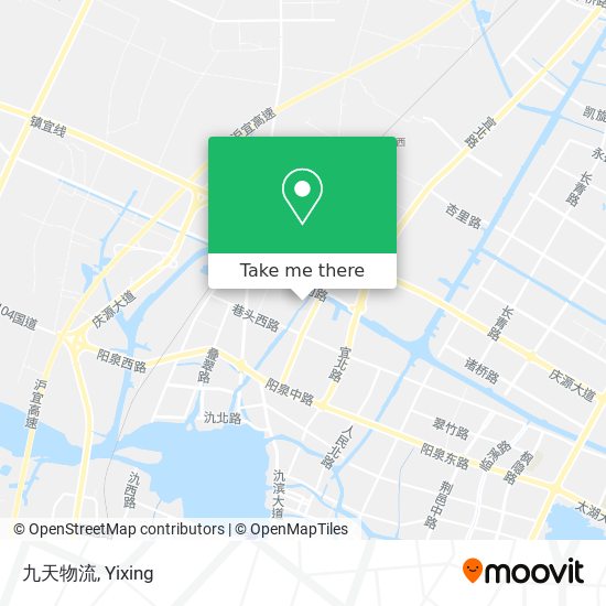 九天物流 map