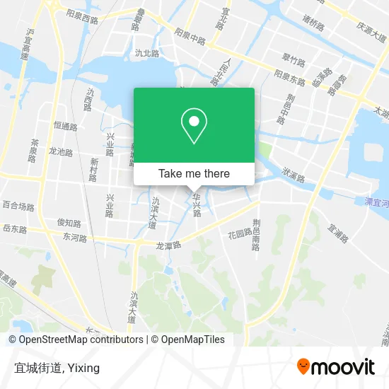 宜城街道 map