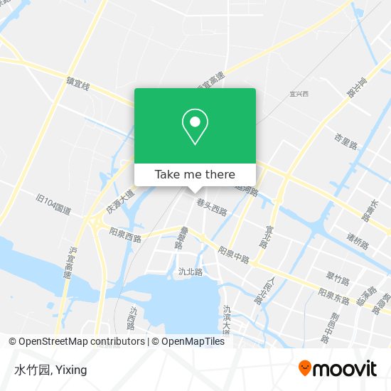 水竹园 map