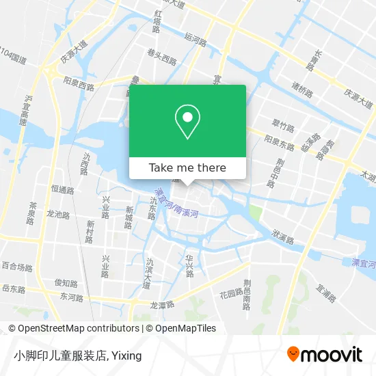 小脚印儿童服装店 map