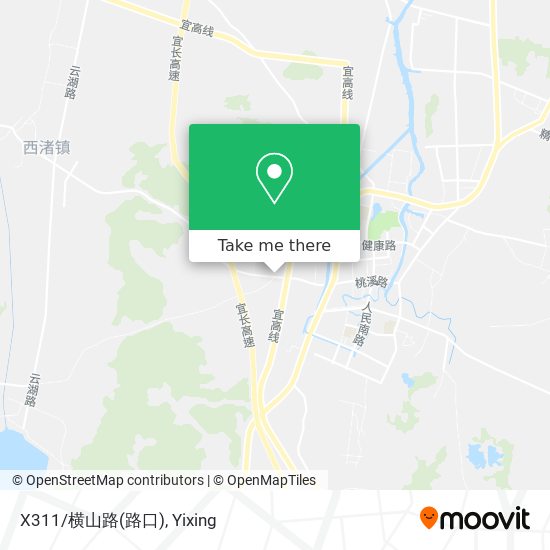 X311/横山路(路口) map
