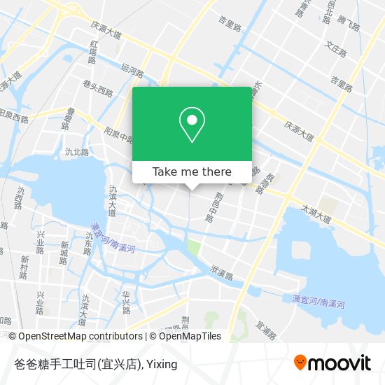 爸爸糖手工吐司(宜兴店) map