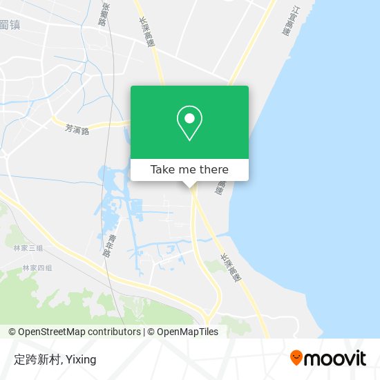 定跨新村 map