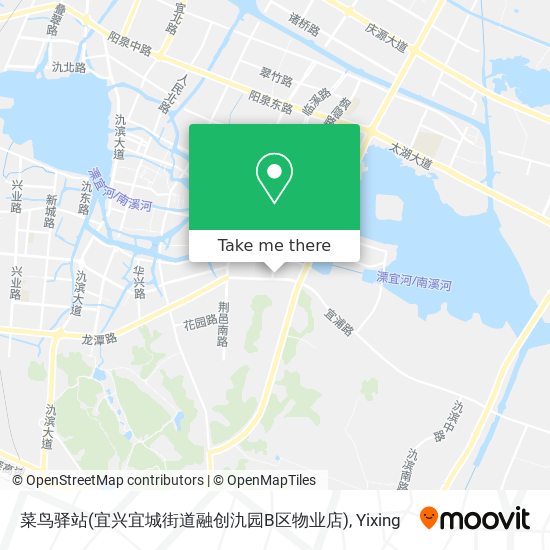 菜鸟驿站(宜兴宜城街道融创氿园B区物业店) map