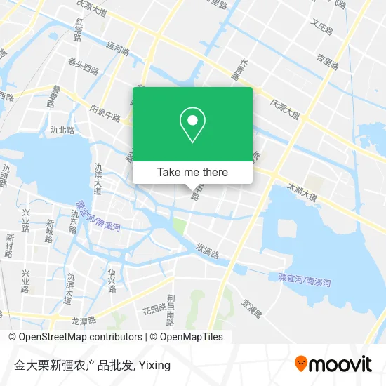 金大栗新彊农产品批发 map