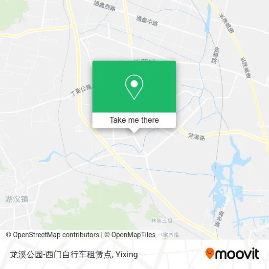 龙溪公园-西门自行车租赁点 map