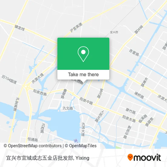 宜兴市宜城成志五金店批发部 map