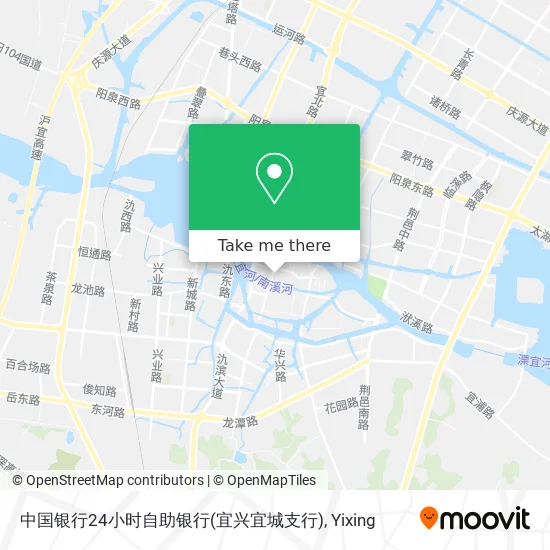 中国银行24小时自助银行(宜兴宜城支行) map