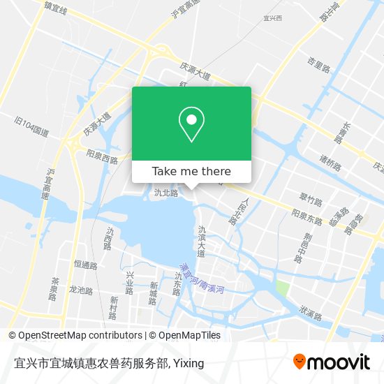 宜兴市宜城镇惠农兽药服务部 map