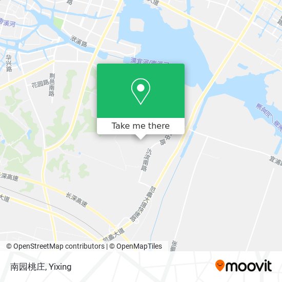 南园桃庄 map