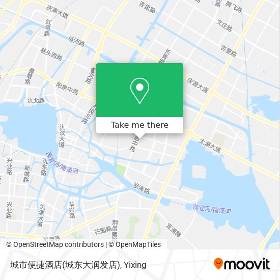 城市便捷酒店(城东大润发店) map