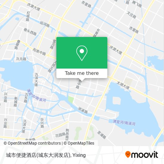 城市便捷酒店(城东大润发店) map