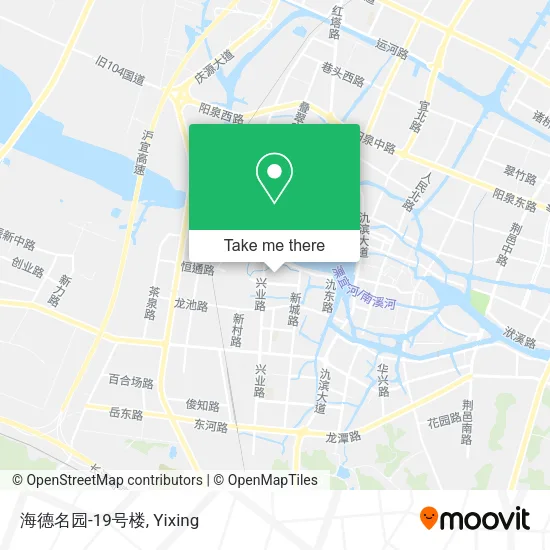 海德名园-19号楼 map