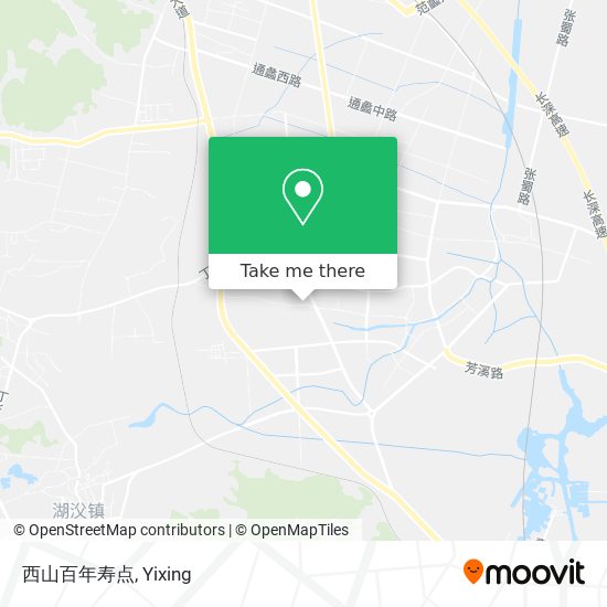 西山百年寿点 map