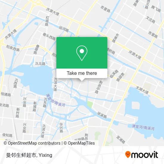 曼邻生鲜超市 map
