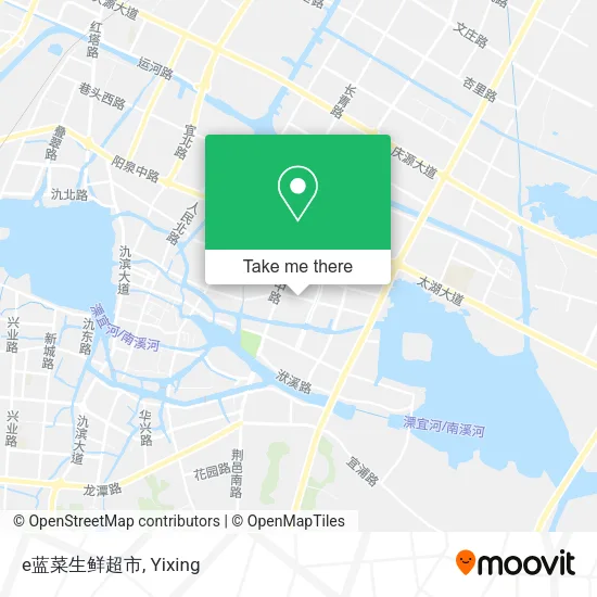 e蓝菜生鲜超市 map