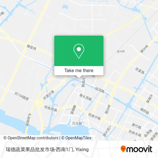 瑞德蔬菜果品批发市场-西南1门 map
