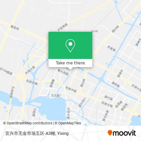 宜兴市无金市场五区-A3幢 map
