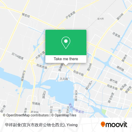 华祥副食(宜兴市政府公物仓西北) map