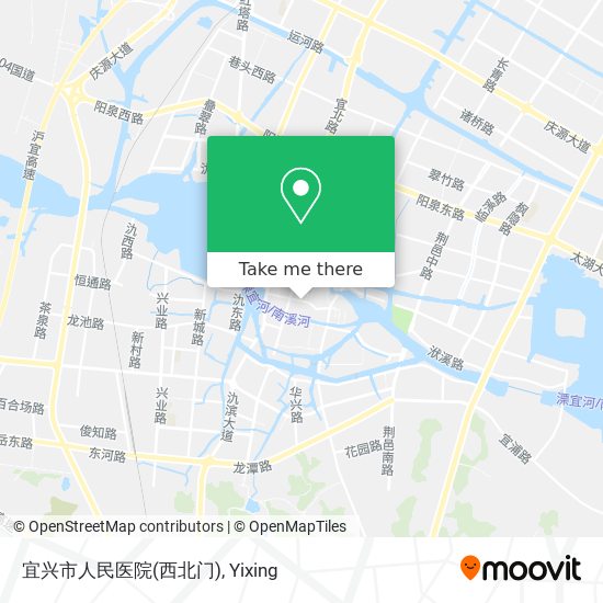 宜兴市人民医院(西北门) map