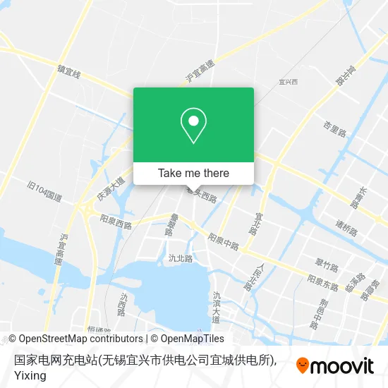 国家电网充电站(无锡宜兴市供电公司宜城供电所) map