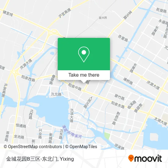 金城花园B三区-东北门 map