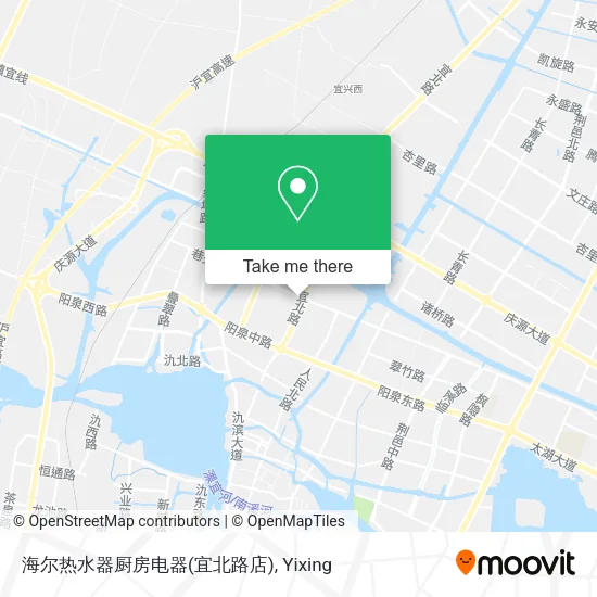 海尔热水器厨房电器(宜北路店) map