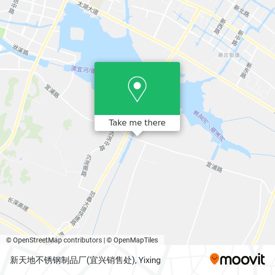 新天地不锈钢制品厂(宜兴销售处) map