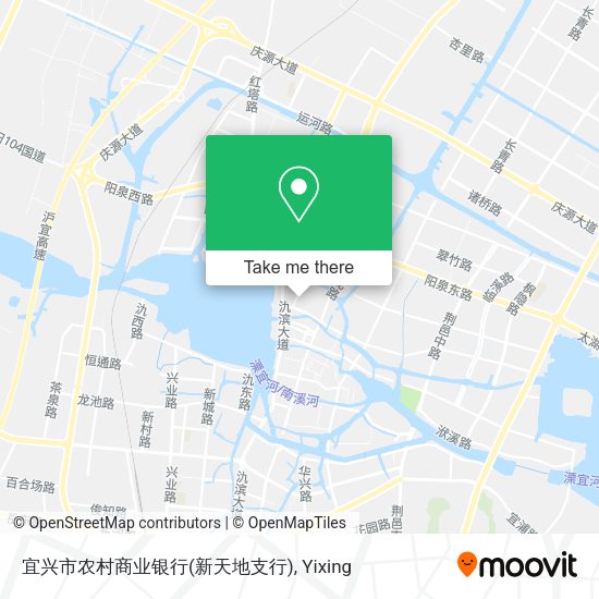 宜兴市农村商业银行(新天地支行) map